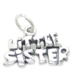 Little Sister Sterling Silber Charm .925 x 1 Liebesschwestern Charms