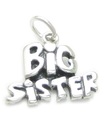 Big Sister sterling silver charm .925 x 1 Family and Sisters charms