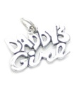 Daddys Girl charm i sterling silver .925 x 1 kärlek