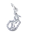 Fille avec breloque en argent sterling corde à sauter .925 x1 breloques cordes à sauter