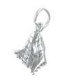 Charm de plata esterlina para manta para bebé .925 x 1 Charms para mantas para bebés