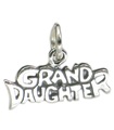 Grand Daughter sterling silver charm .925 x 1 Barnbarn charms