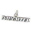 Tochter Sterling Silber Charm-Anhänger .925 x 1 Töchter Charms