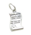 Diplom charm i sterling silver .925 x 1 Diplombevis