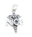 Ciondolo in argento sterling .925 x 1 unità di terapia intensiva neonatale neonatale neonatale di terapia intensiva neonatale