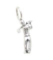 Golfer sterling silver charm .925 x 1 Golfing Golf sport charms