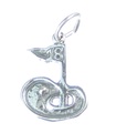 18th Hole Golf charm i sterling silver .925 x 1 Golf Golfspelare