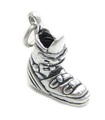 Ski Boot sterling silver charm .925 x 1 Skiing Boots charms