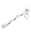 Srebrna zawieszka Baton .925 x 1 Patki Cheerleaderki Charms