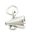 Megafon charm i sterling silver .925 x1 Loudhailer Mega Phone Loud Hailer