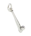 Baseballschläger und Ball Sterling Silber Charm .925 x 1 Sport Charms