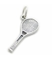 Tennis Racket sterling silver charm .925 x 1 Racquet charms