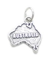 Australia mapa srebro urok. 925 x 1 Country charms