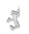 Italien karta sterling silver charm .925 x 1 italienska Country charm