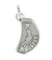 Ciondolo in argento sterling mappa del Giappone .925 x 1 ciondoli Paese