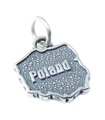 Polen kaart sterling zilveren charme .925 x 1 Poolse land charmes