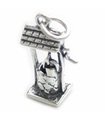 Wishing Well Sterling Silber Charm .925 x 1 Wishes Charms