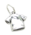 T-Shirt charm i sterling silver .925 x 1 Tshirt Teeshirt Tee Shirt charms