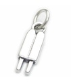 Ice Lolly Eis am Stiel Sterling Silber Charm .925 x 1 Double Lolly Charms