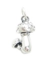 Toadstool Mushroom charm i sterling silver .925 x 1 Mushrooms Toadstools