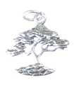 Ciondolo in argento sterling albero di cipresso .925 x 1 Alberi di Cipro Ciondoli di cipressi