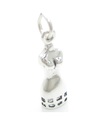 Dressmakers Dress Form charm i sterling silver .925 x 1 Sömmerska charms