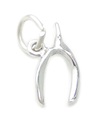 Wishbone SMÅ charm i sterling silver .925 x 1 Lucky Wish Bone Wishbones