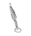 Feather sterling silver charm .925 x 1 Birds Bird Feather charms