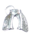 Cowboys Chaps charm i sterlingsilver .925 x 1 Cow Boy Clothes charm