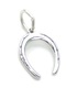 Horseshoe sterling silver charm .925 x 1 Lucky Horse Shoe Horseshoes