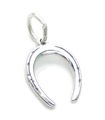 Horseshoe Sterling Silber Charm .925 x 1 Lucky Horse Shoe Hufeisen