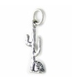 Kaktus charm i sterling silver .925 x 1 Cacti Desert Plants berlocker