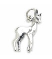 Hirsch Sterling Silber Charm .925 x 1 Deers Fawn Doe Charms