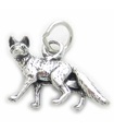 Fox charm i sterling silver .925 x 1 Foxes berlocker