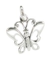 Butterfly sterling silver charm .925 x 1 Butterflys Butterflies charms