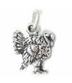 Charm de plata de ley de pavo .925 x 1 Pavos de agradecimiento navideños