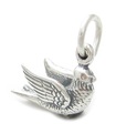 Dove sterling silver charm .925 x 1 Peace Doves Bird Birds berlocker