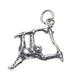 Orang-Utan Ape Sterling Silber Charm .925 x 1 Affen und Affen Charms