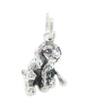 Breloque en argent sterling pour chien Cocker Spaniel .925 x 1 Spaniels chiens Spanial