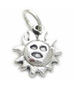 Sonne Sterling Silber Charm .925 x 1 Warm Weather Charms