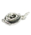 Cup and saucer with spoon sterling silver charm .925 x 1 Tea Cups charms