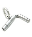 Smettere di fumare sigaretta rotta charm in argento sterling .925 x 1 Give Up Cigs