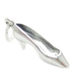 Ciondolo in argento sterling per scarpe da donna .925 x 1 ciondoli per scarpe con tacco femminile