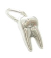 Dent petite breloque en argent sterling .925 x 1 Dents Fée Dentiste breloques