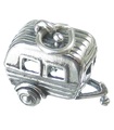 Ciondolo in argento sterling per roulotte .925 x 1 Ciondoli per camper con roulotte da campeggio