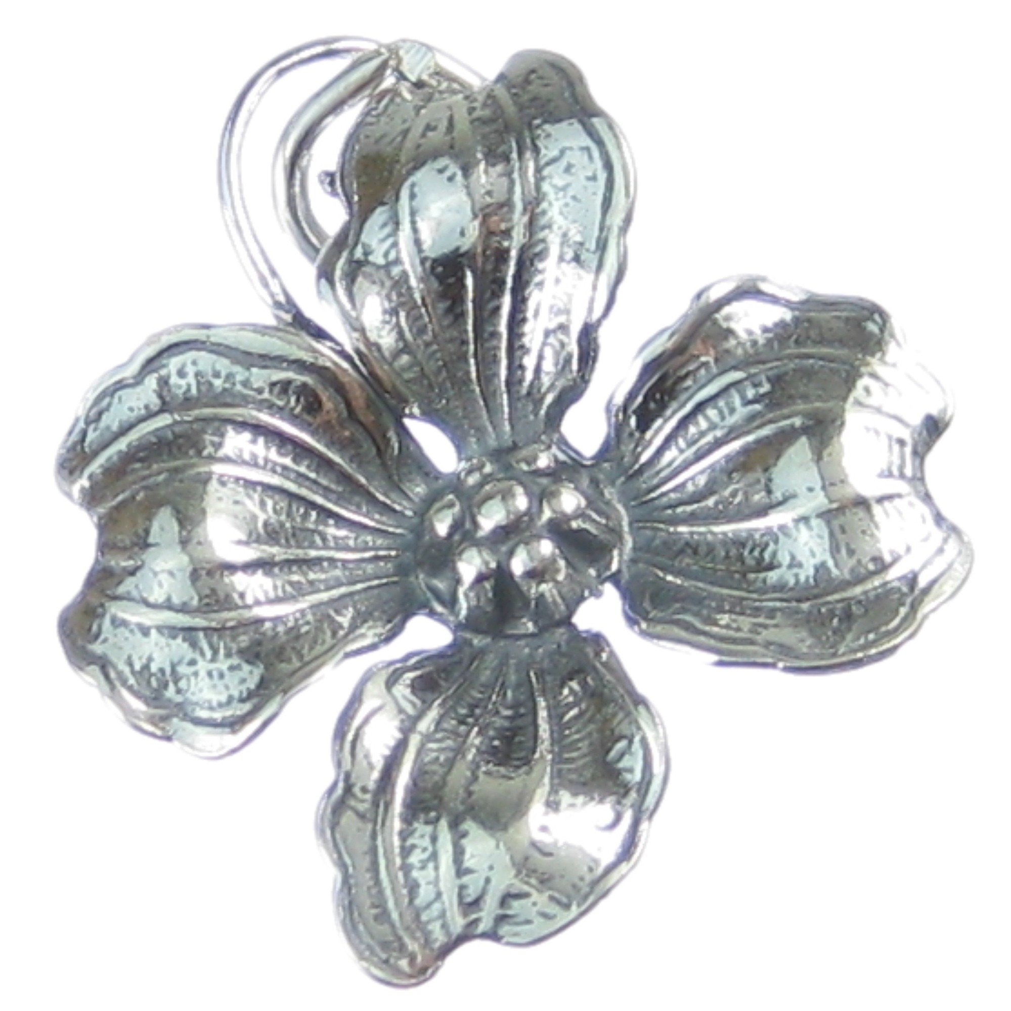 Sterling Silver Dogwood Flower Charm