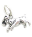 Widder der Widder Sterling Silber Sternzeichen Charm .925 x 1 Widder Ziege Ziegen Charms