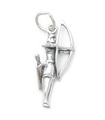 Archer Sterling Silber Charm .925 x 1 Archers Archery Schütze Charms