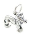 Charm de plata de ley León Leo .925 x 1 Charms del Zodiaco del Zodíaco de los Leones