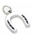 Hoefijzer sterling zilveren bedel .925 x 1 Lucky Horse Shoe Horseshoes